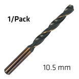 HSS SPRINT MASTER  10.5MM X1 SLEEVED DIN338 ALPEN DRILL BIT