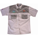 VERMONT MENS BUSH SHIRT KHAKI 100% COTTON 4XL
