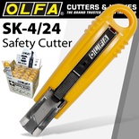 OLFA MODEL SK-4 SAFETY CARTON OPENER BOX KNIFE