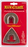 QUICK CHANGE OSCILLATING CARBIDE GRIT ACCESSORY KIT 2PC