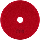 100MM DIAMOND WET POLISHING PAD 500 GRIT RED