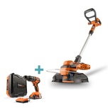Dual Power - 20V Grass Trimmer - 250mm - Drill Combo
