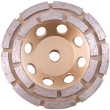 DIA. CUP WHEEL 115 MM X M14 DBL ROW COLD PRESSED