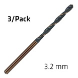 HSS SPRINT MASTER  3.2MM X3 SLEEVED DIN338 ALPEN DRILL BIT