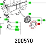 WHEEL COVER D200 CT 26-36 ET-BG