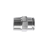 METAL PU FITTING STRAIGHT 10MM X 3/8' M
