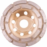 DIA. CUP WHEEL 115 X 22.23MM DBL ROW COLD PRESSED