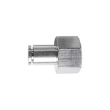 METAL PU FITTING STRAIGHT 6MM 3/8' F