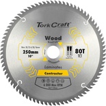 BLADE CONTRACTOR 250 X 80T TCG NEG CIRCULAR SAW TCT
