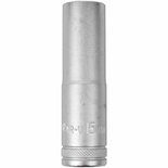 SOCKET 15MM 1/2' DR DEEP SOCKET CRV 12 POINT