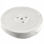 WHITE BUFF/MOP 150MM X 2 SECTION 20MM THICK