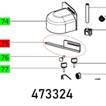STOP RAIL,RIGHT CMS-OF