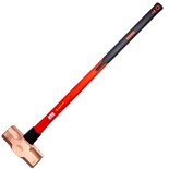 HAMMER SLEDGE COPPER 6.3KG FIBREGLASS HANDLE