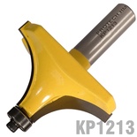 CORNER ROUNDING 2 1/2' X 1 1/4' (1' RADIUS) 1/2' SHANK