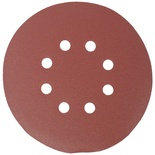SANDING DISC 150MM 180 GRIT WITH HOLES 10/PK HOOK AND LOOP