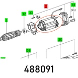 FIELD COIL DX93 E KOMPL. ET-GRUPPE