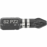 IMPACT POZI.2 X 25MM INSERT BIT 15PC TIC TAC CASE PZ2