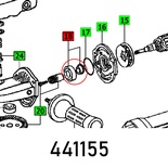 BALL BEARING WS 115.05.E