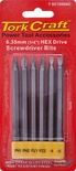 POWER BIT SET 6PCE 100MML