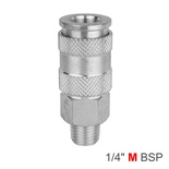 QUICK COUPLER UNIVERSAL 1/4' MALE