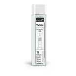 PICA FINE DRY 0.9MM LEAD 12PC REFILL SET WHITE