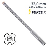 FORCE X 32.0 x 450/400  SDS-PLUS DRILL BIT X4 CUTTING EDGES