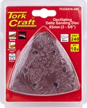 OSCILLATING SANDPAPER A/O 93MM 10PC DELTA SHAPE 240GRIT