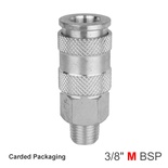 QUICK COUPLER UNIVERSAL 3/8' MALE 1PC PACK