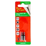 TORX TX 10 CLASSIC INSERT BIT 25MM 2PC CARDED