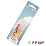 BALL VALVE 1/2' FF 1PC PACK