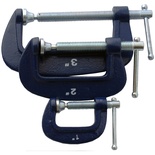 CLAMP G 3 PIECE 25 50 & 75 MM SET 1 2 & 3' KIT