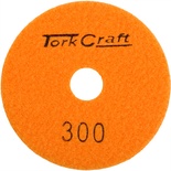 100MM DIAMOND POLISHING PAD 300 GRIT DRY USE